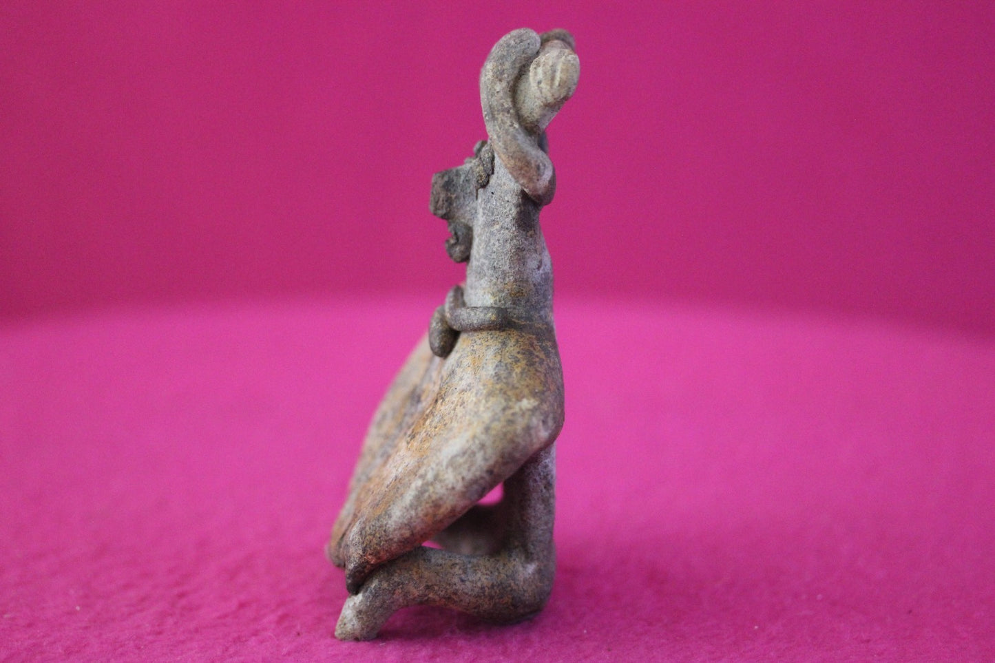 Pre Columbian Authentic Artifact Rare Skirted Tomb Figure Colima Mexico COA 184