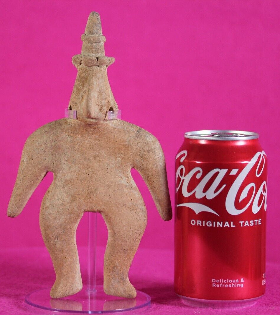 Authentic Pre Columbian Artifact Archaic Tomb Figure Colima Mexico COA T77
