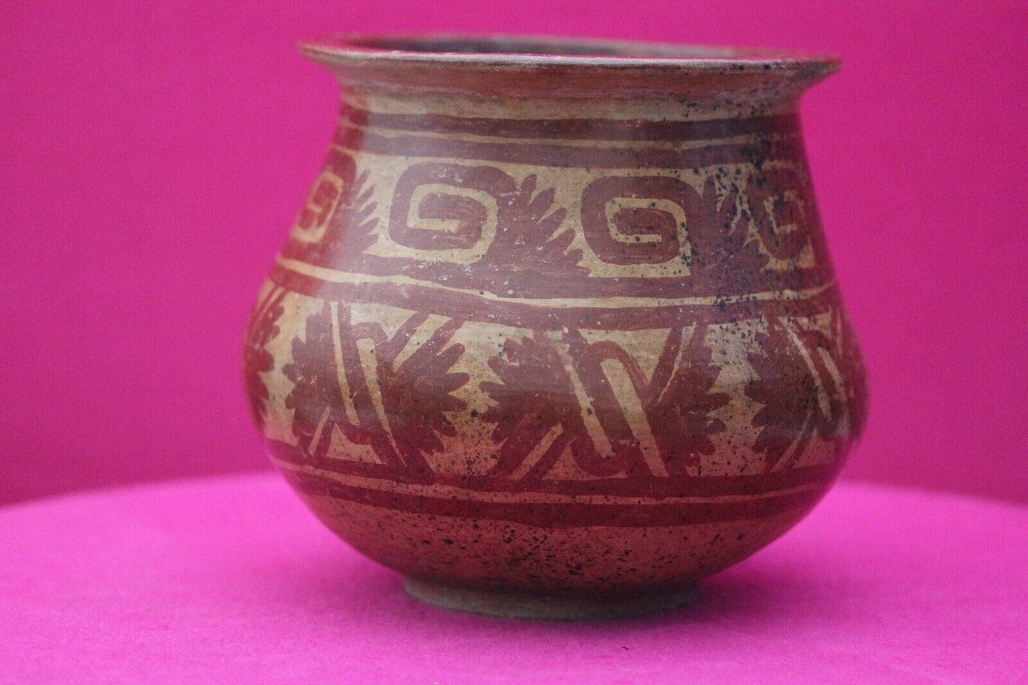 Authentic Pre Columbian Artifact Decorated Bowl Michoacan Arte Primitivo COA T65