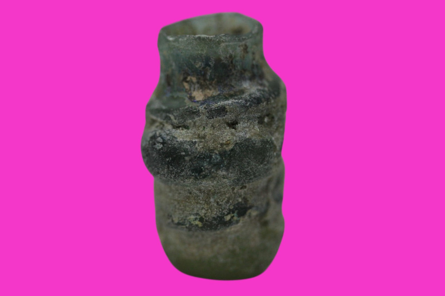 Authentic Persian Artifact Glass Bottle 900-1000 AD Silk Road Hoard COA J27