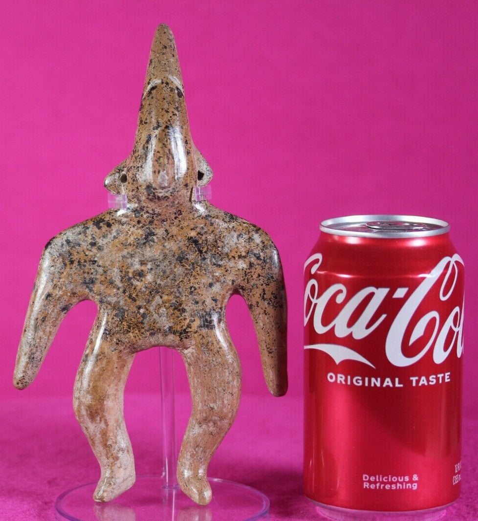 Authentic Pre Columbian Artifact Tomb Figure Colima Ex Arte Primitivo COA B42