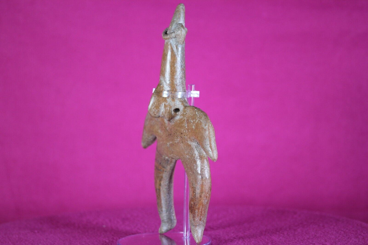 Authentic Pre Columbian Artifact Tomb Figure Colima Ex Arte Primitivo COA T32