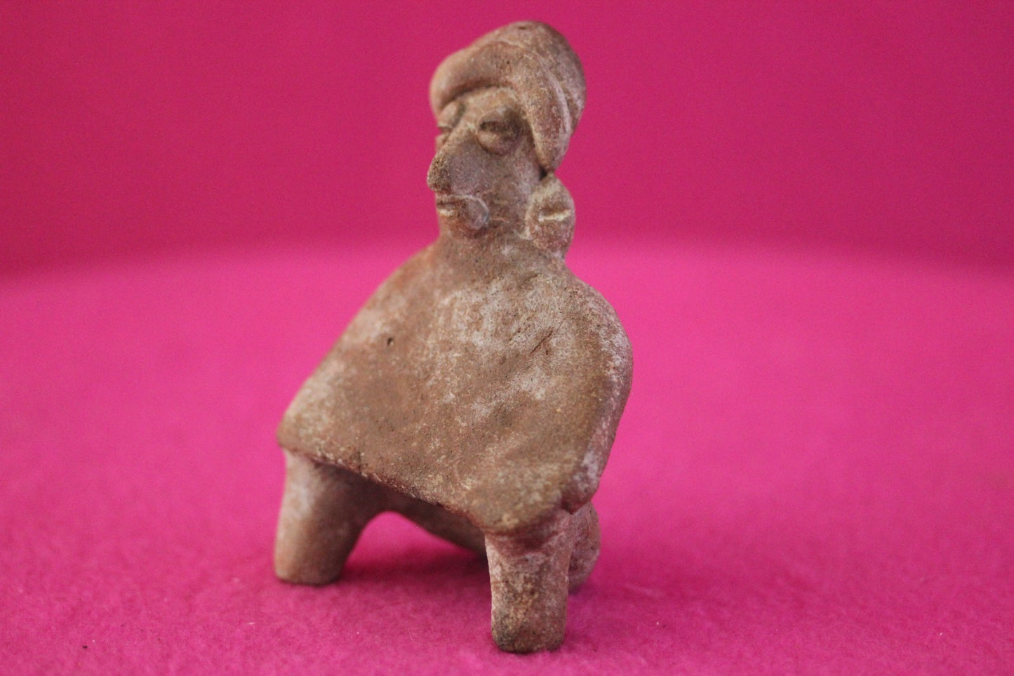 Pre Columbian Authentic Artifact Rare Skirted Tomb Figure Colima Mexico COA 185