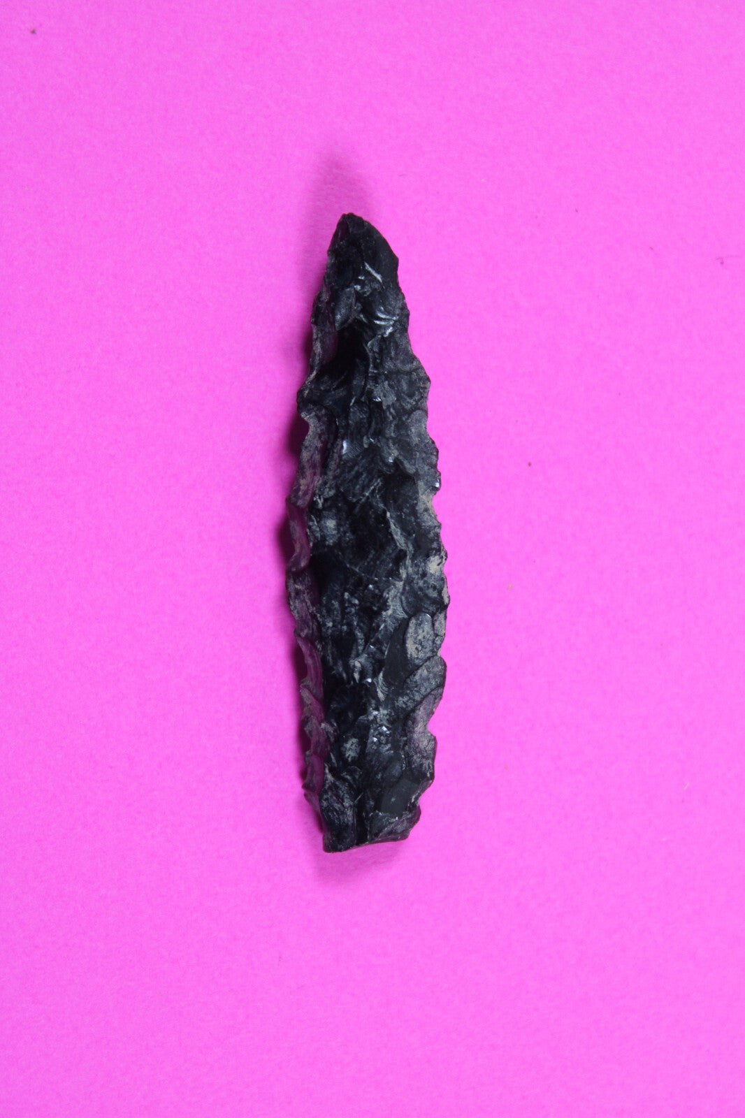 Authentic Pre Columbian Artifact Aztec Arrowhead Battle of Mexico City COA 25