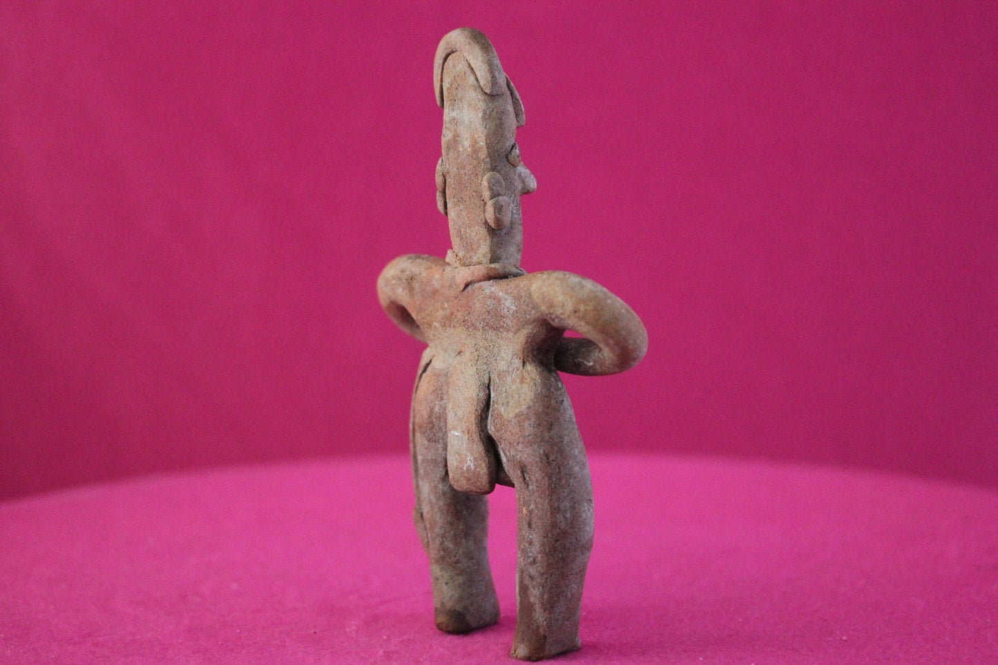 Pre Columbian Authentic Artifact Male Shaman Tomb Figure Colima Mexico COA 200