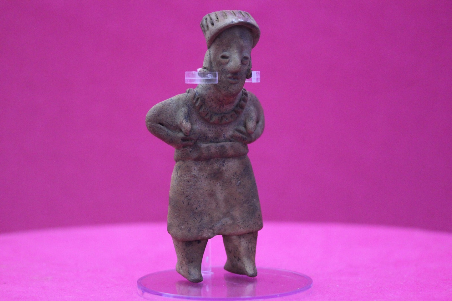 Pre Columbian Authentic Artifact Old Grandma Colima Mexico 100 BC-250 AD COA 151