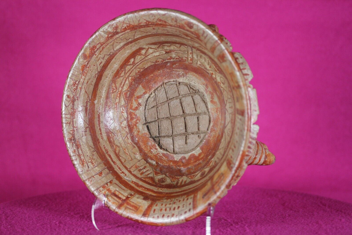 Authentic Pre Columbian Artifact Michoacan Tripod Bowl Ex Arte Primitivo COA T27