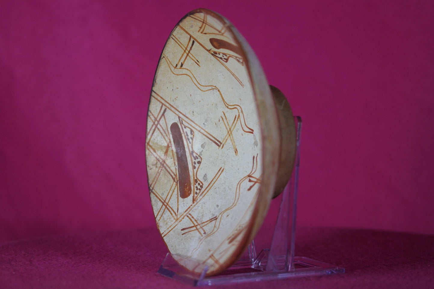 Authentic Pre Columbian Artifact Decorated Bowl Cajamarca Peru Pre Inca COA 208