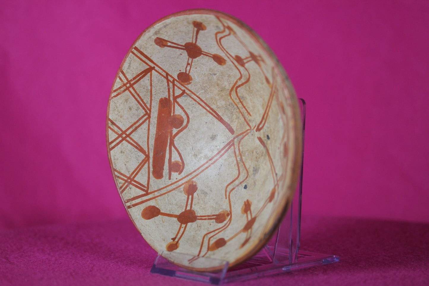 Authentic Pre Columbian Artifact Decorated Bowl Cajamarca Peru Pre Inca COA 207