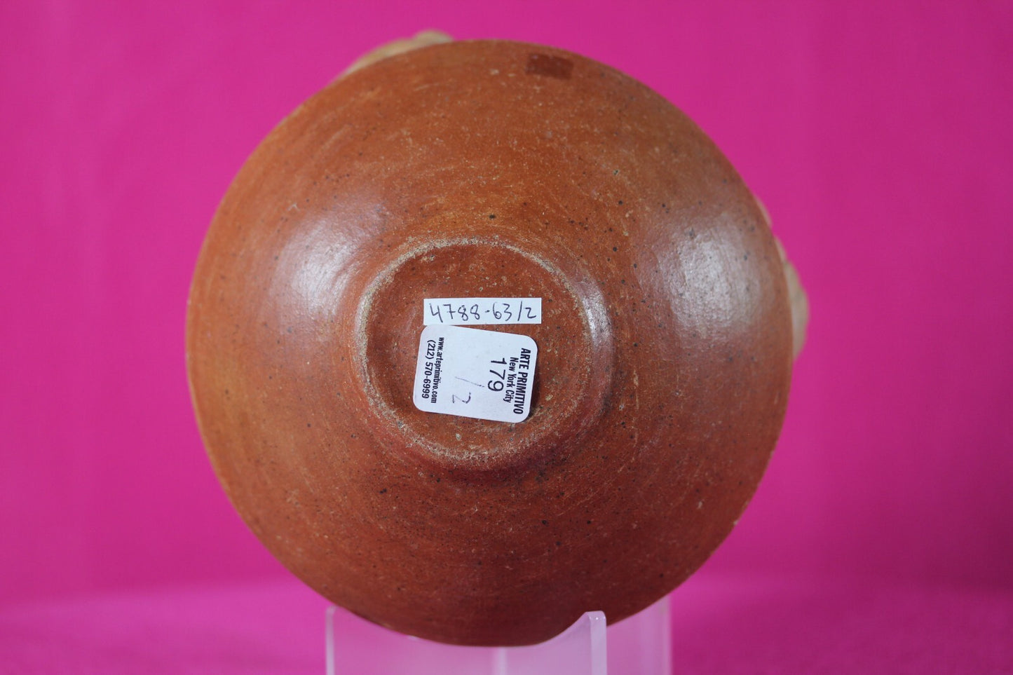 Authentic Pre Columbian Artifact Lizard Jar Chorotega Ex Arte Primitivo COA T120