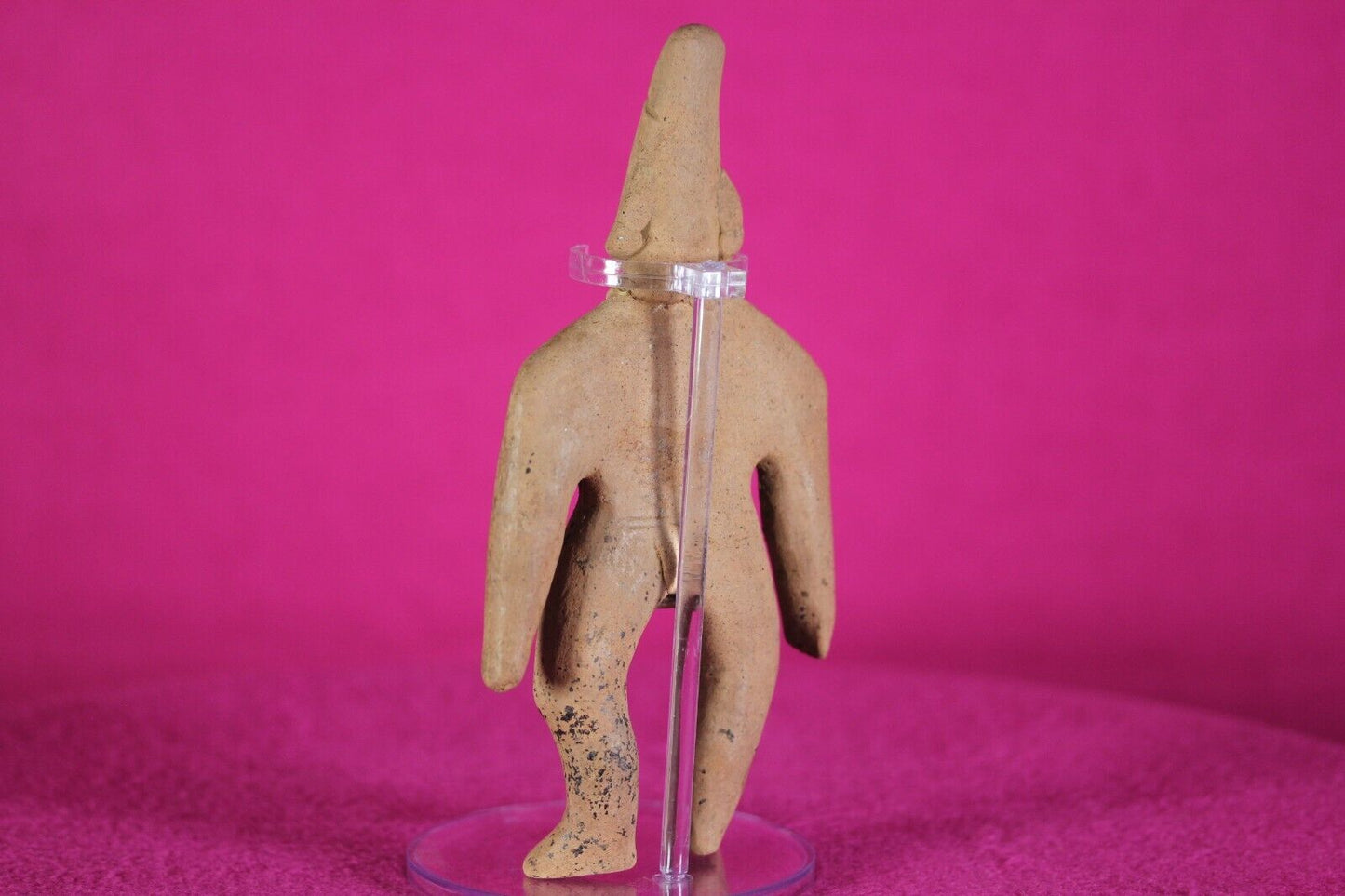 Authentic Pre Columbian Artifact Tomb Figure Colima Ex Arte Primitivo COA T54