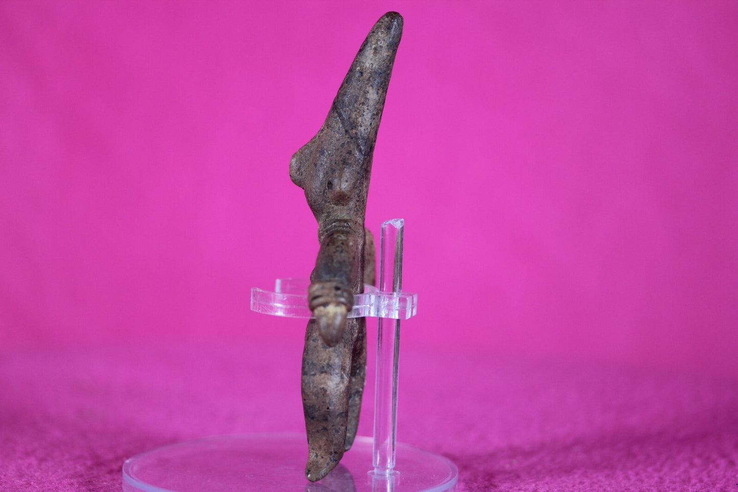 Pre Columbian Authentic Artifact Girl Figure Colima Mexico 100 BC-250 AD COA 138