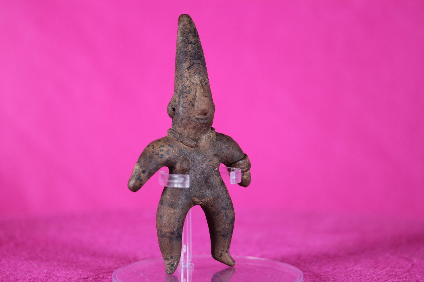 Pre Columbian Authentic Artifact Girl Figure Colima Mexico 100 BC-250 AD COA 138