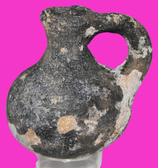 Ancient Holy Land Artifact King David Mini Jugglet Christ Home Land 1000BC COA 1