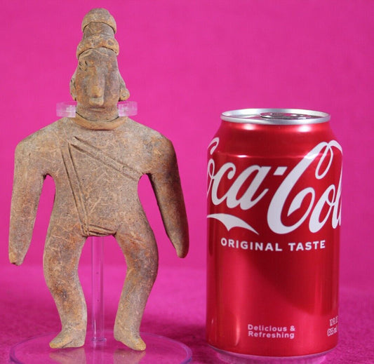Authentic Pre Columbian Artifact Archaic Tomb Figure Colima Mexico  COA T76
