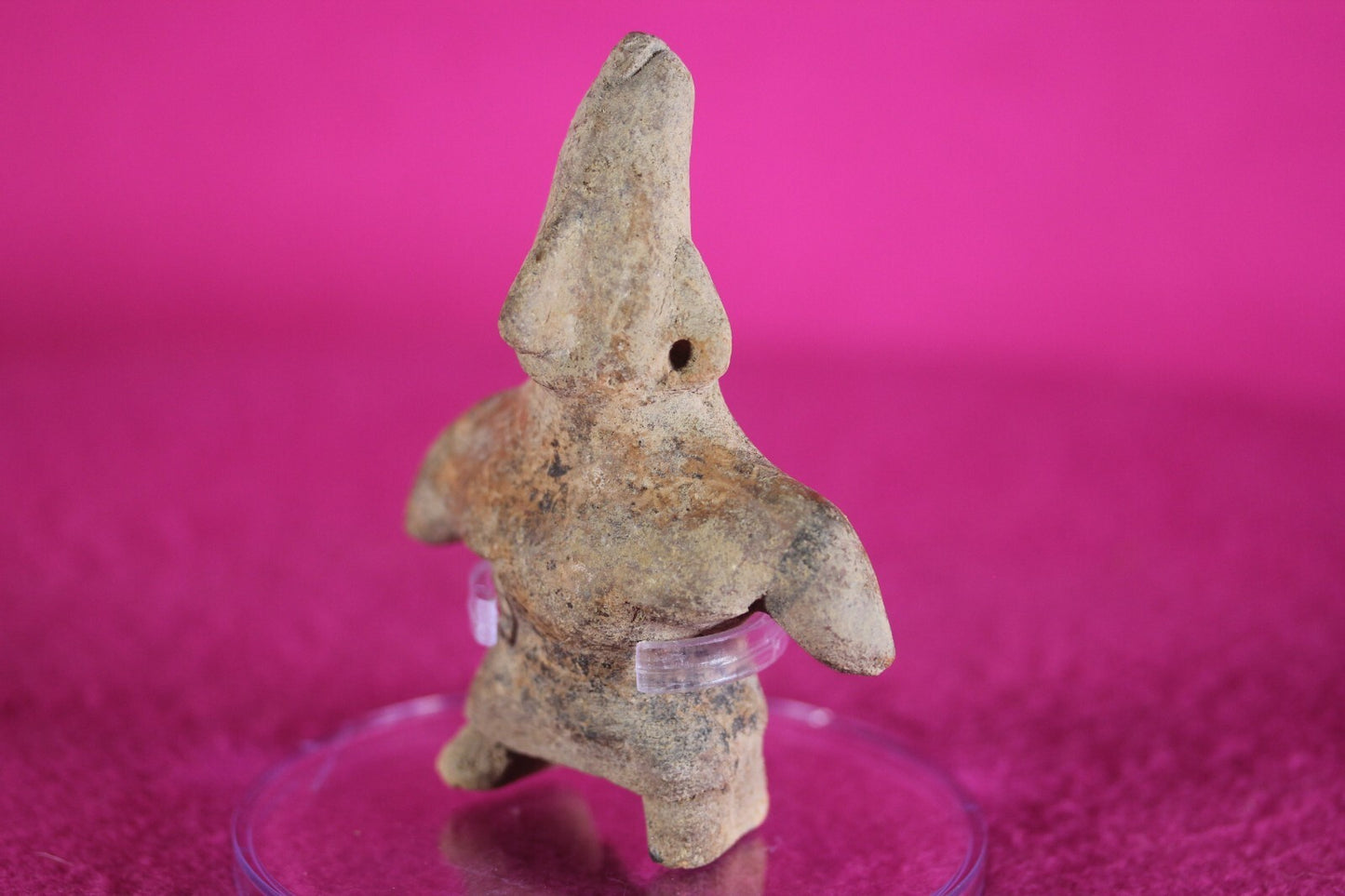 Authentic Pre Columbian Artifact Dwarf Tomb Figure Colima Mexico COA T91