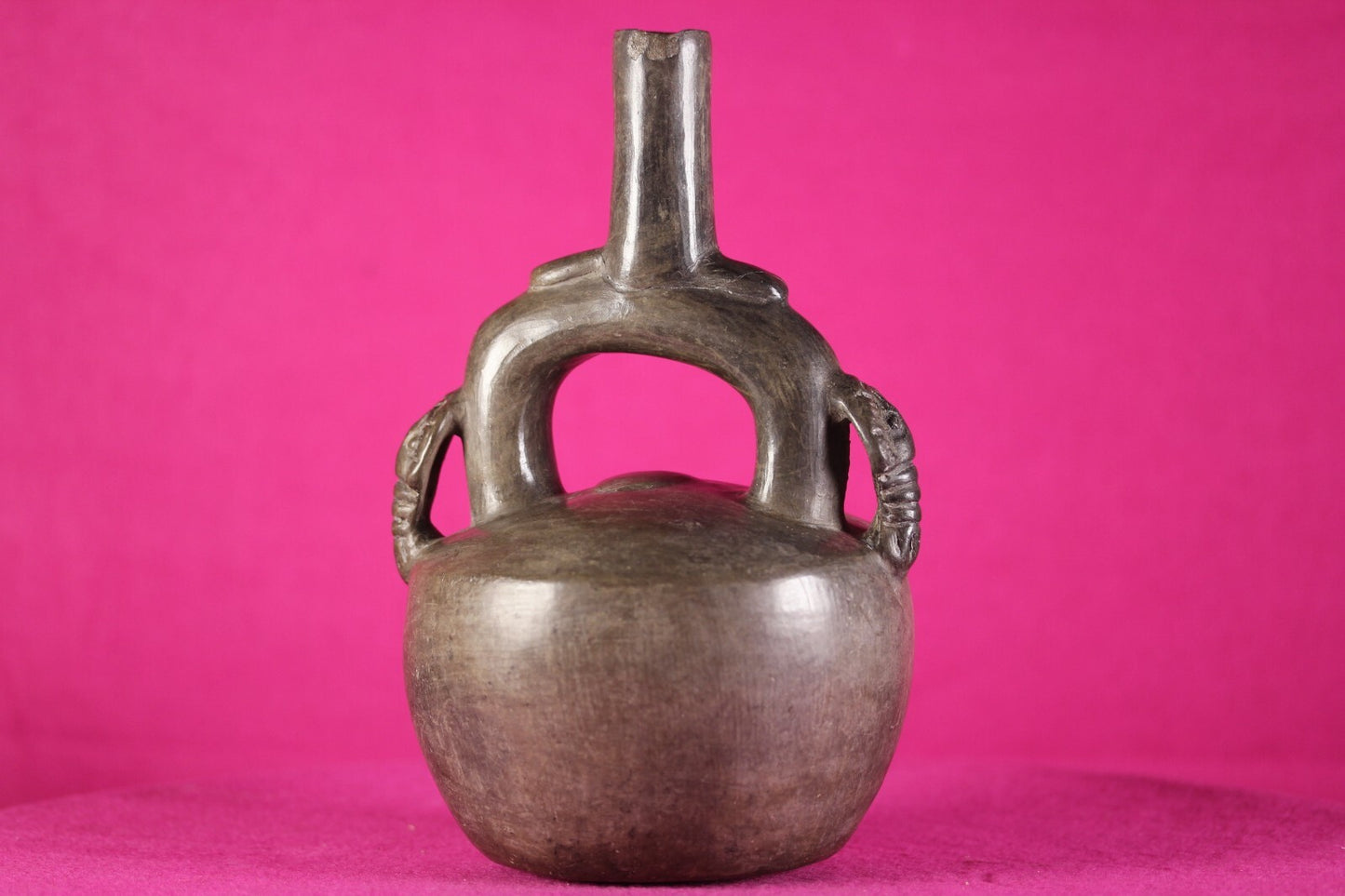 Pre Columbian Authentic Artifact Lobster  Pottery Jar 750-1375 AD Sican Peru J49