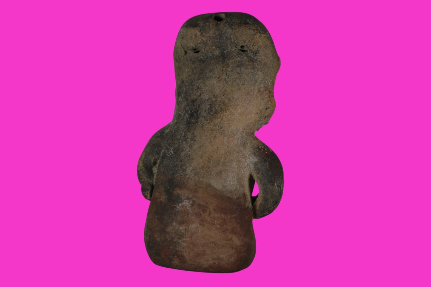 Pre Columbian Authentic Artifact Bahia Whistle Figure Ecuador 500BC-500AD COAJ44