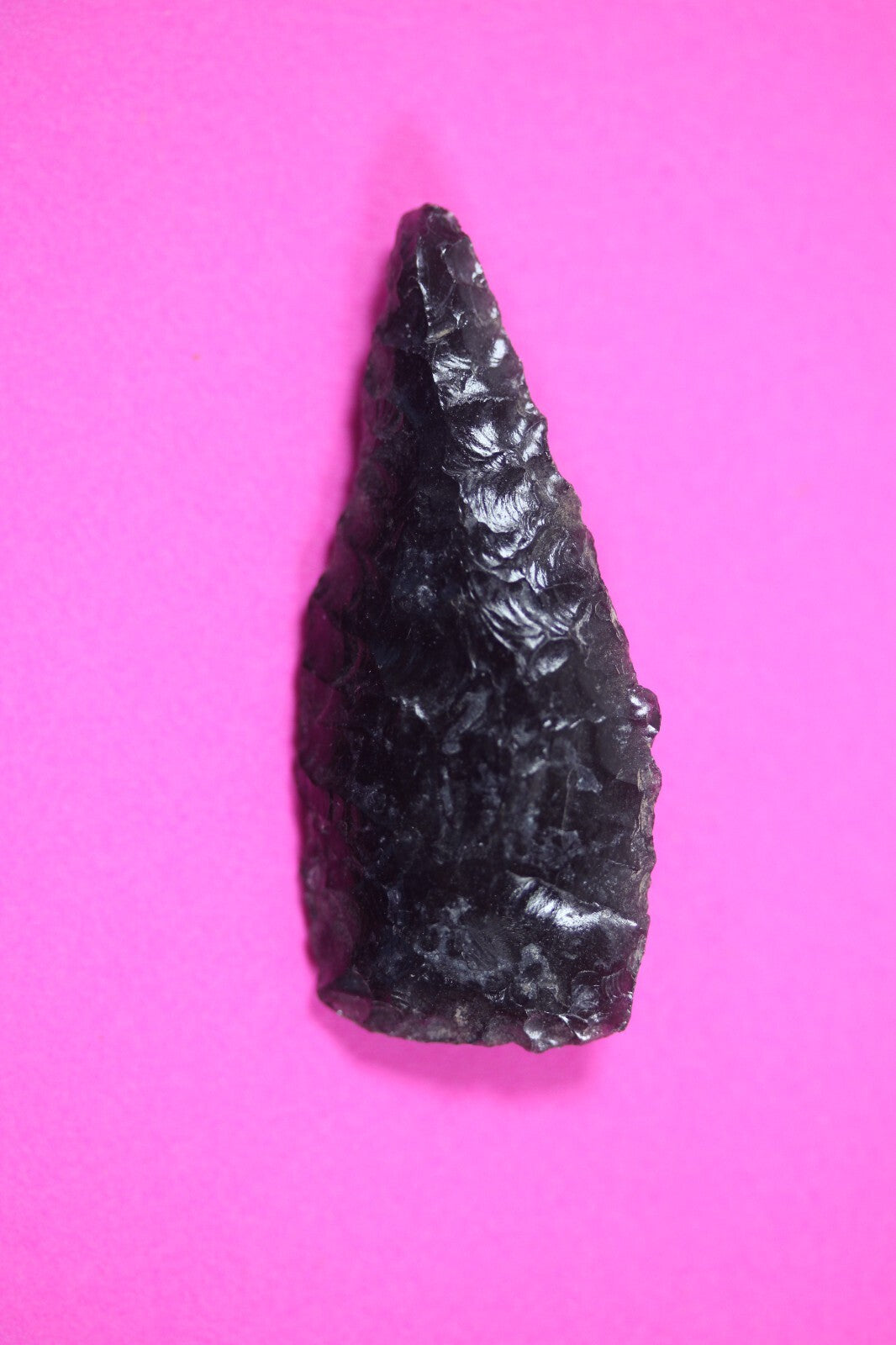 Authentic Pre Columbian Artifact Aztec Arrowhead Battle of Mexico City COA 68