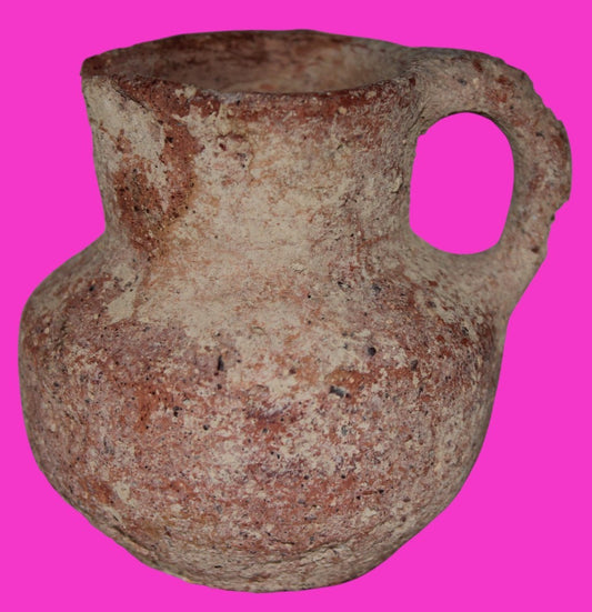 Ancient Holy Land Artifact Jug From Time of Jesus Christ 100 BC - 100 AD COA 14