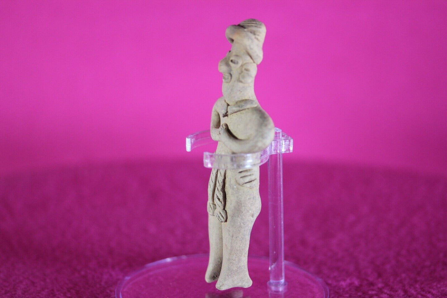 Authentic Pre Columbian Artifact Tomb Figure Colima Ex Arte Primitivo COA T96