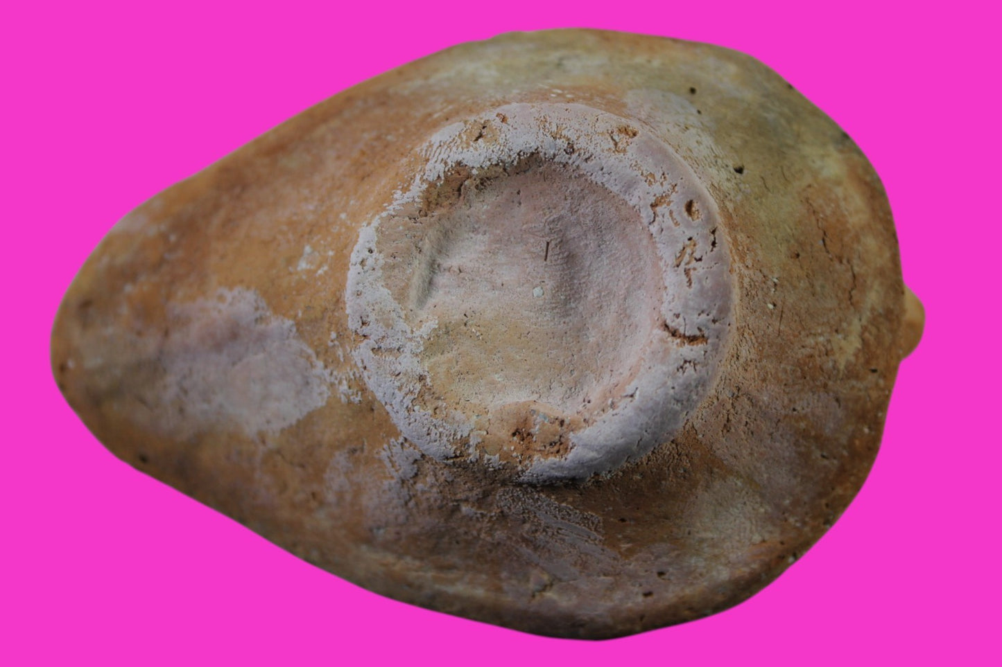 Ancient Holy Land Oil Lamp Artifact Jesus Christ Homeland 100 - 400 AD COA L02