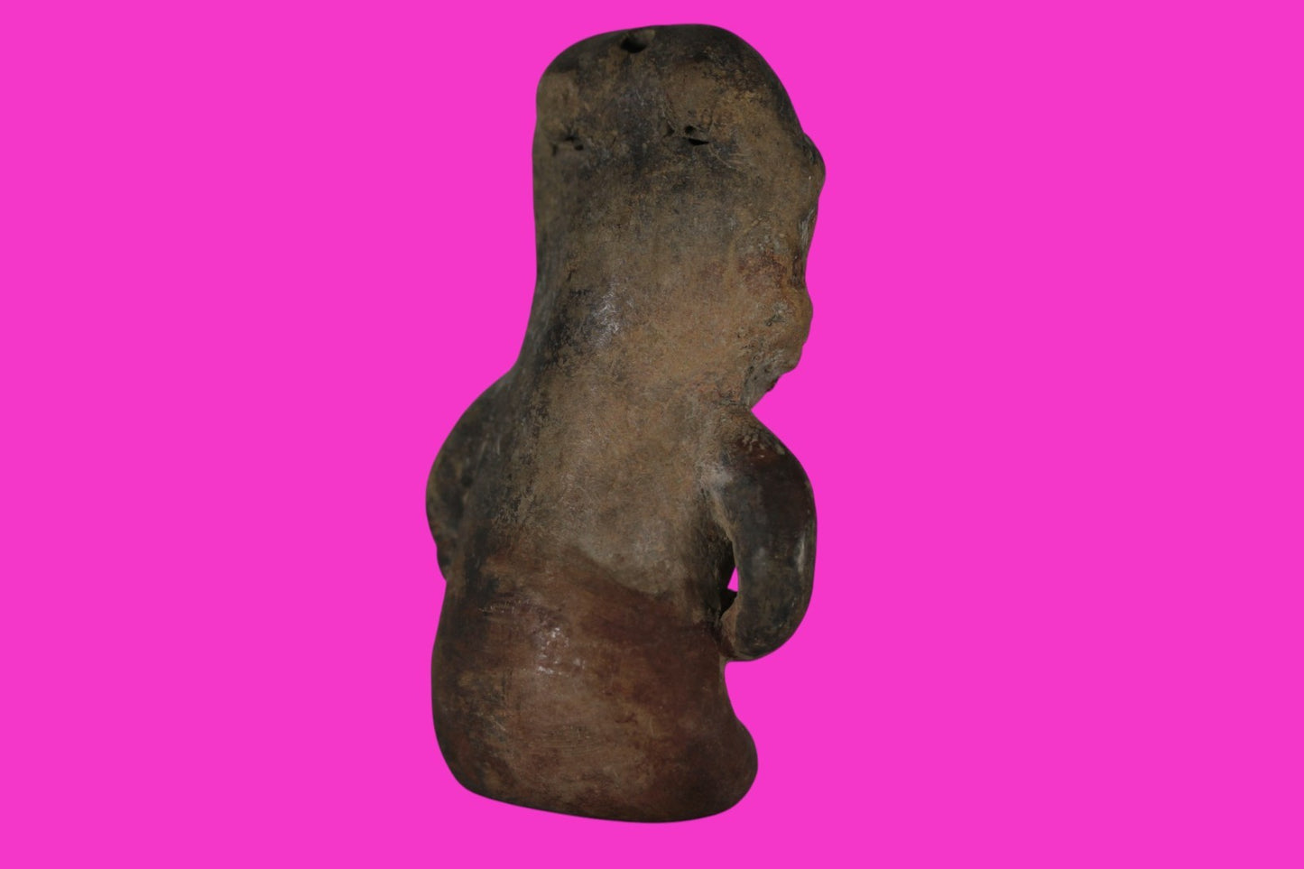 Pre Columbian Authentic Artifact Bahia Whistle Figure Ecuador 500BC-500AD COAJ44