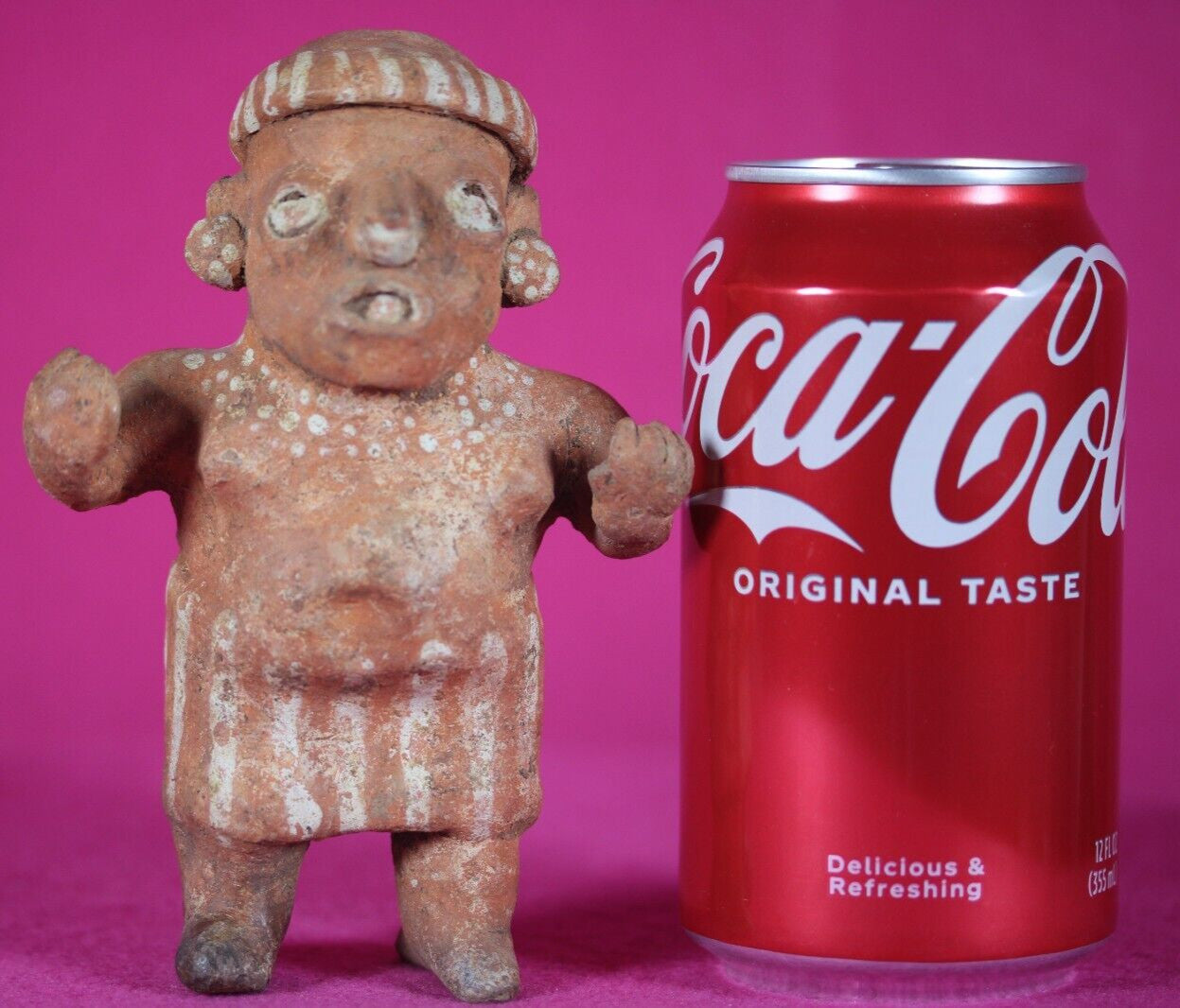 Authentic Pre Columbian Artifact Nayarit Ixtlan Figure Arte Primitivo COA T114