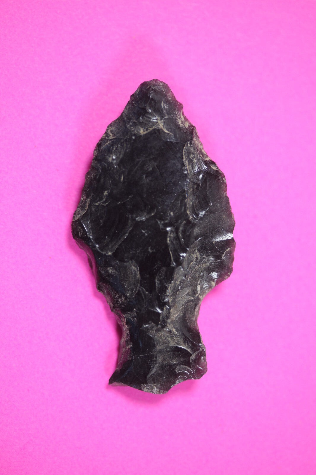 Authentic Pre Columbian Artifact Aztec Arrowhead Battle of Mexico City COA 56