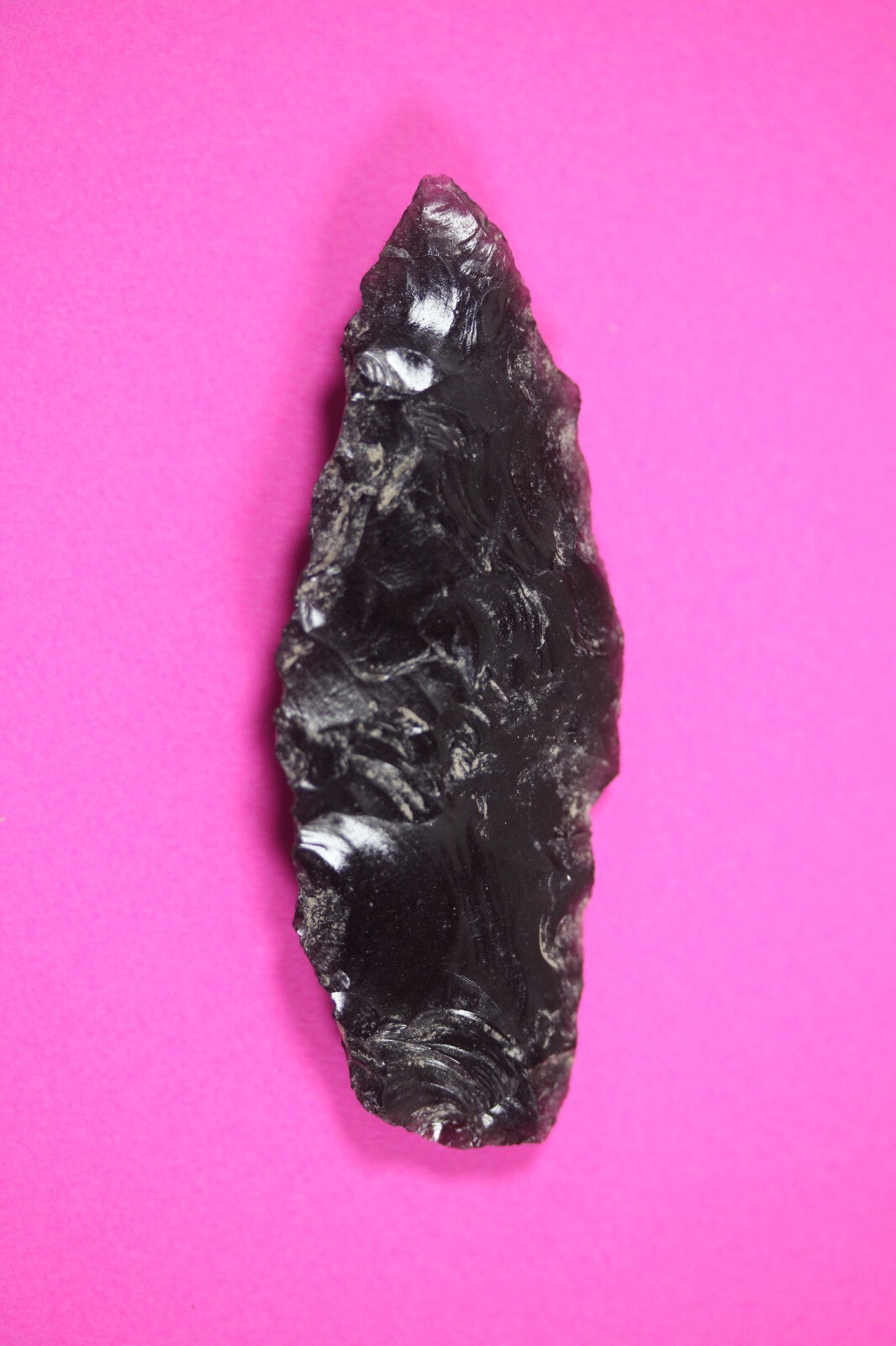 Authentic Pre Columbian Artifact Aztec Arrowhead Battle of Mexico City COA 35