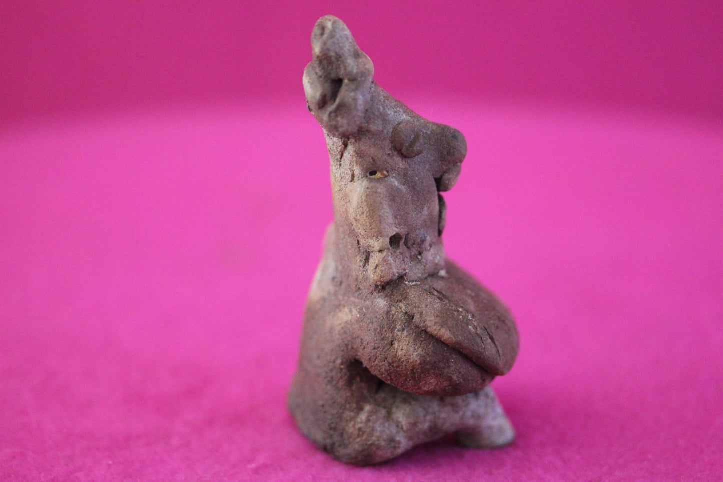Pre Columbian Authentic Artifact Rare Skirted Tomb Figure Colima Mexico COA 181