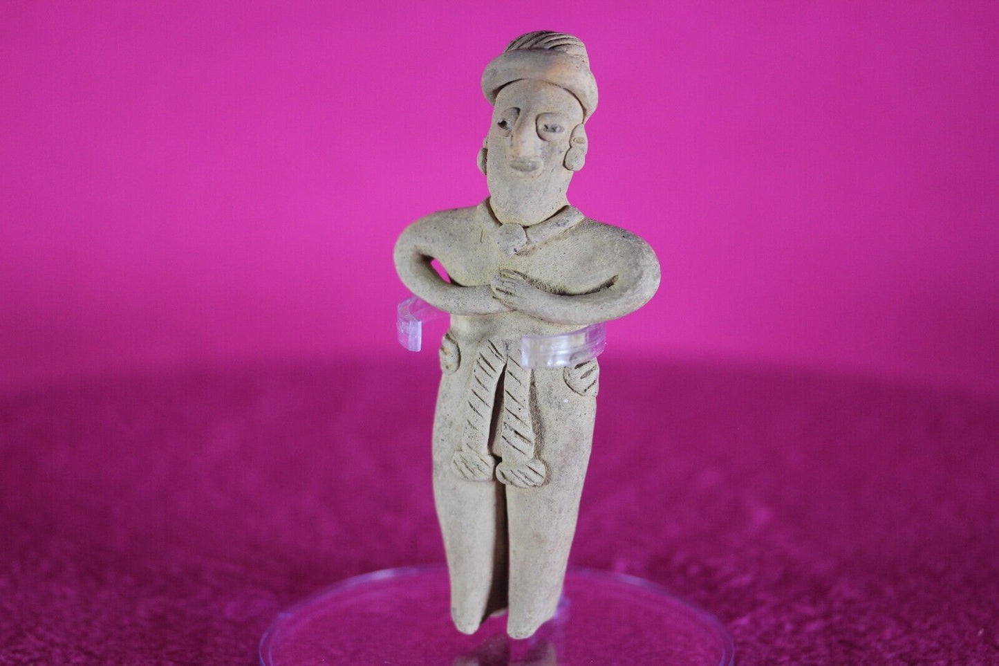 Authentic Pre Columbian Artifact Tomb Figure Colima Ex Arte Primitivo COA T96