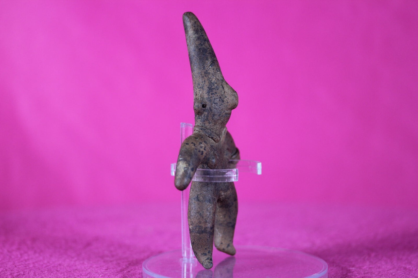 Pre Columbian Authentic Artifact Girl Figure Colima Mexico 100 BC-250 AD COA 138