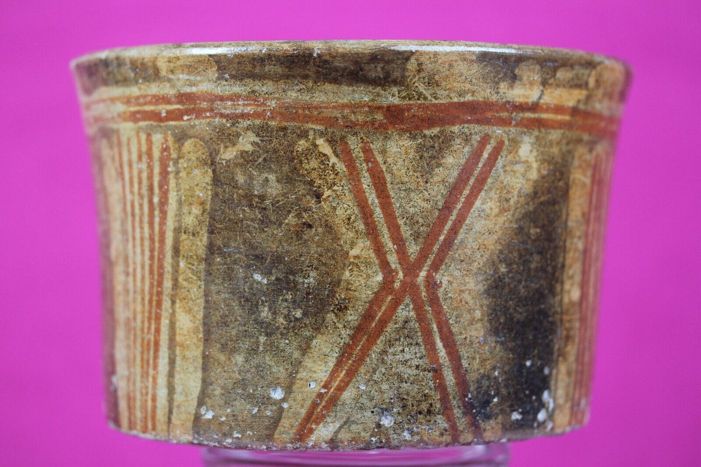 Authentic Pre Columbian Artifact Mayan Cooking Pot Pottery 250-900 AD COA T04