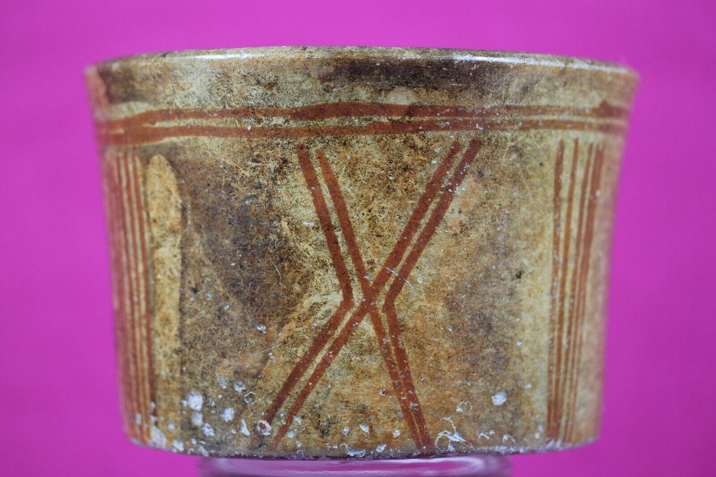 Authentic Pre Columbian Artifact Mayan Cooking Pot Pottery 250-900 AD COA T04
