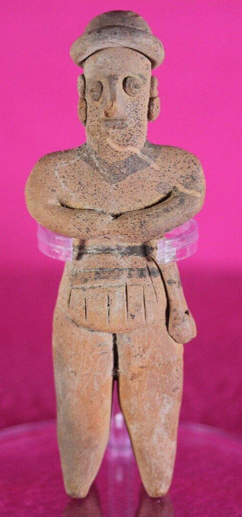 Authentic Pre Columbian Artifact Tomb Figure Colima Ex Arte Primitivo COA T98
