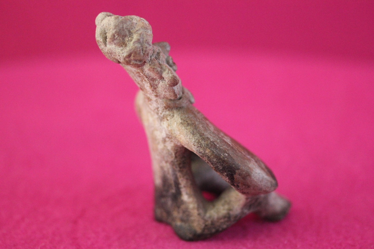 Pre Columbian Authentic Artifact Rare Skirted Tomb Figure Colima Mexico COA 183