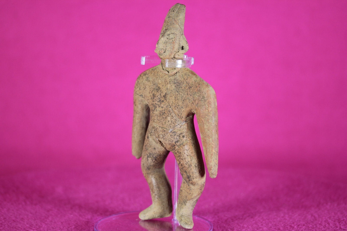 Authentic Pre Columbian Artifact Tomb Figure Colima Ex Arte Primitivo COA T58