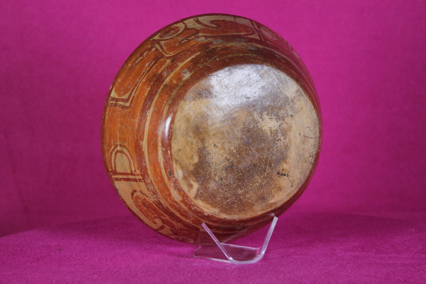 Pre Columbian Authentic Artifact Mayan Decorated Bowl 250-900 AD Yucatan T12