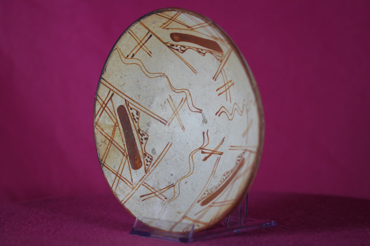 Authentic Pre Columbian Artifact Decorated Bowl Cajamarca Peru Pre Inca COA 208