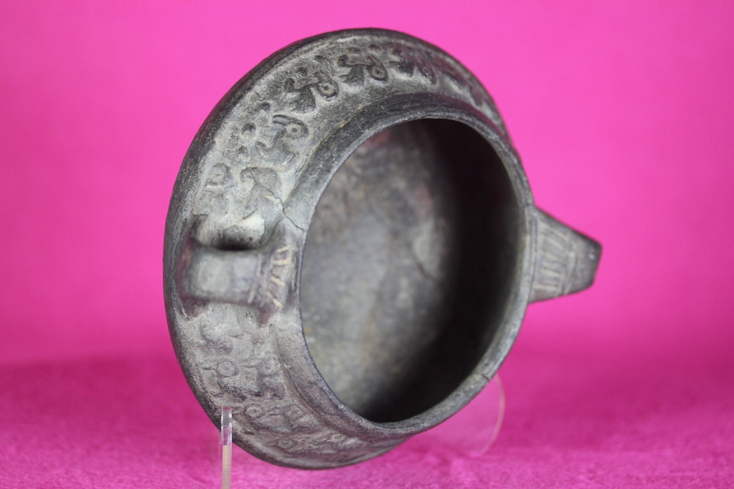 Authentic Pre Columbian Artifact Moche Bird Motifs Bowl 100-800 AD Peru COA J19