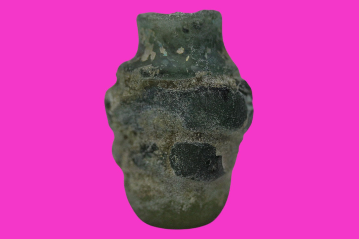 Authentic Persian Artifact Glass Bottle 900-1000 AD Silk Road Hoard COA J27