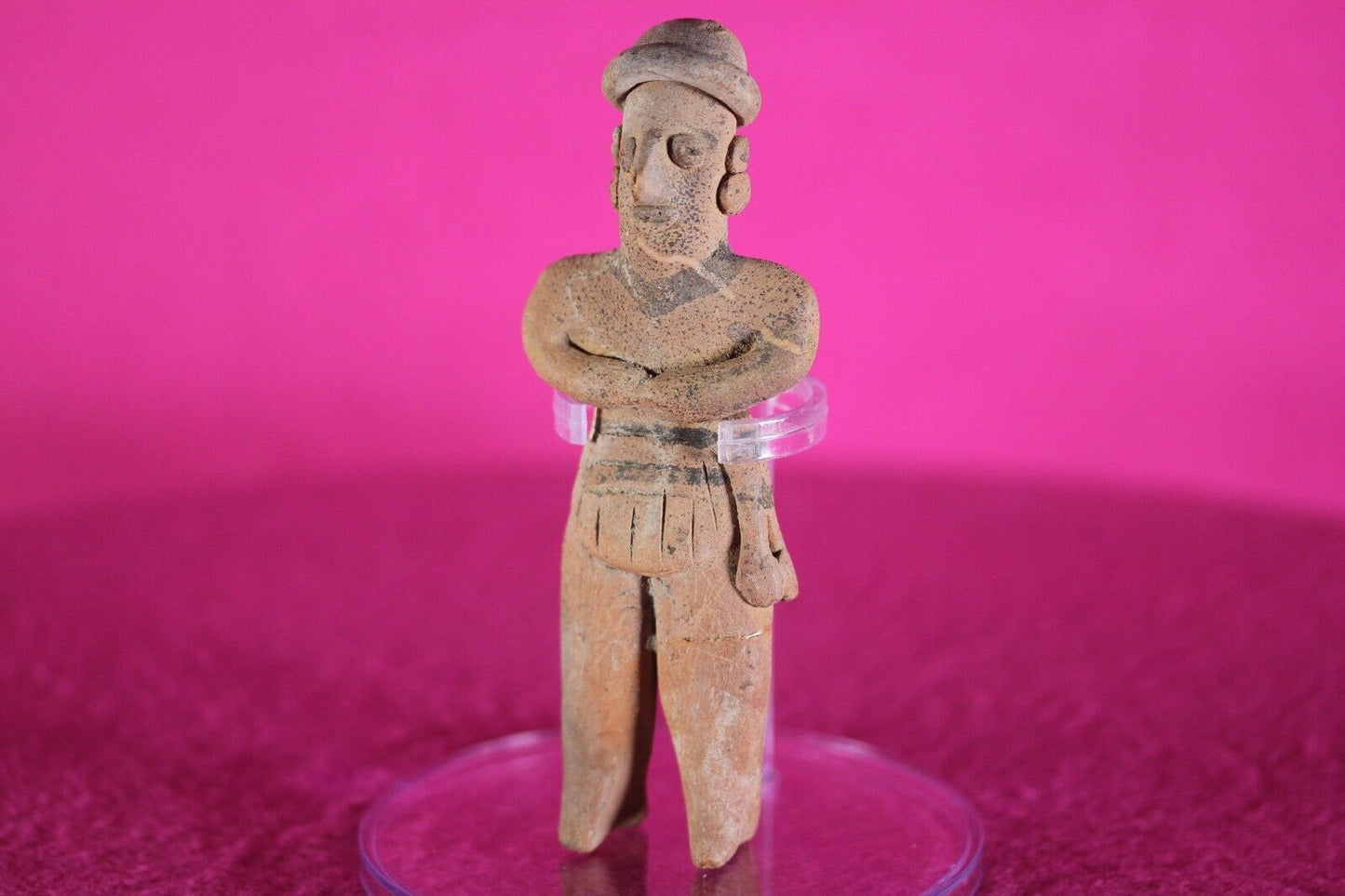 Authentic Pre Columbian Artifact Tomb Figure Colima Ex Arte Primitivo COA T98