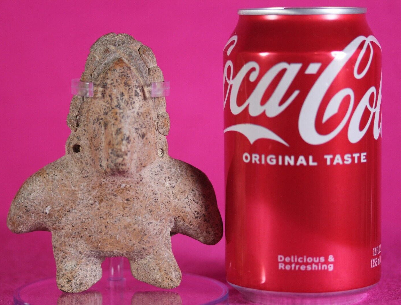 Authentic Pre Columbian Artifact Dwarf Tomb Figure Colima Mexico COA T60