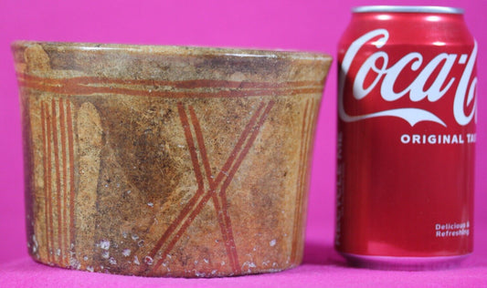 Authentic Pre Columbian Artifact Mayan Cooking Pot Pottery 250-900 AD COA T04